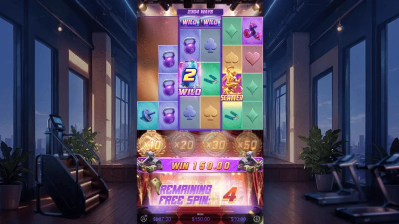 Mighty Mania - big win in the bonus round